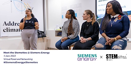 Meet the Stemettes @ Siemens Energy - Virtual Panel and Networking tickets