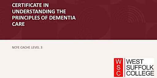 Level 3 Certificate in Understanding the Principles of Dementia Care
