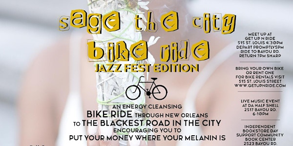 Sage The City Bike Ride Jazz Fest Edition