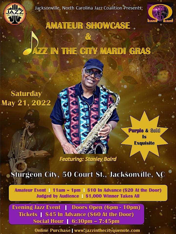 Purple and Gold is Exquisite (Jazz in the City Mardi Gras) image