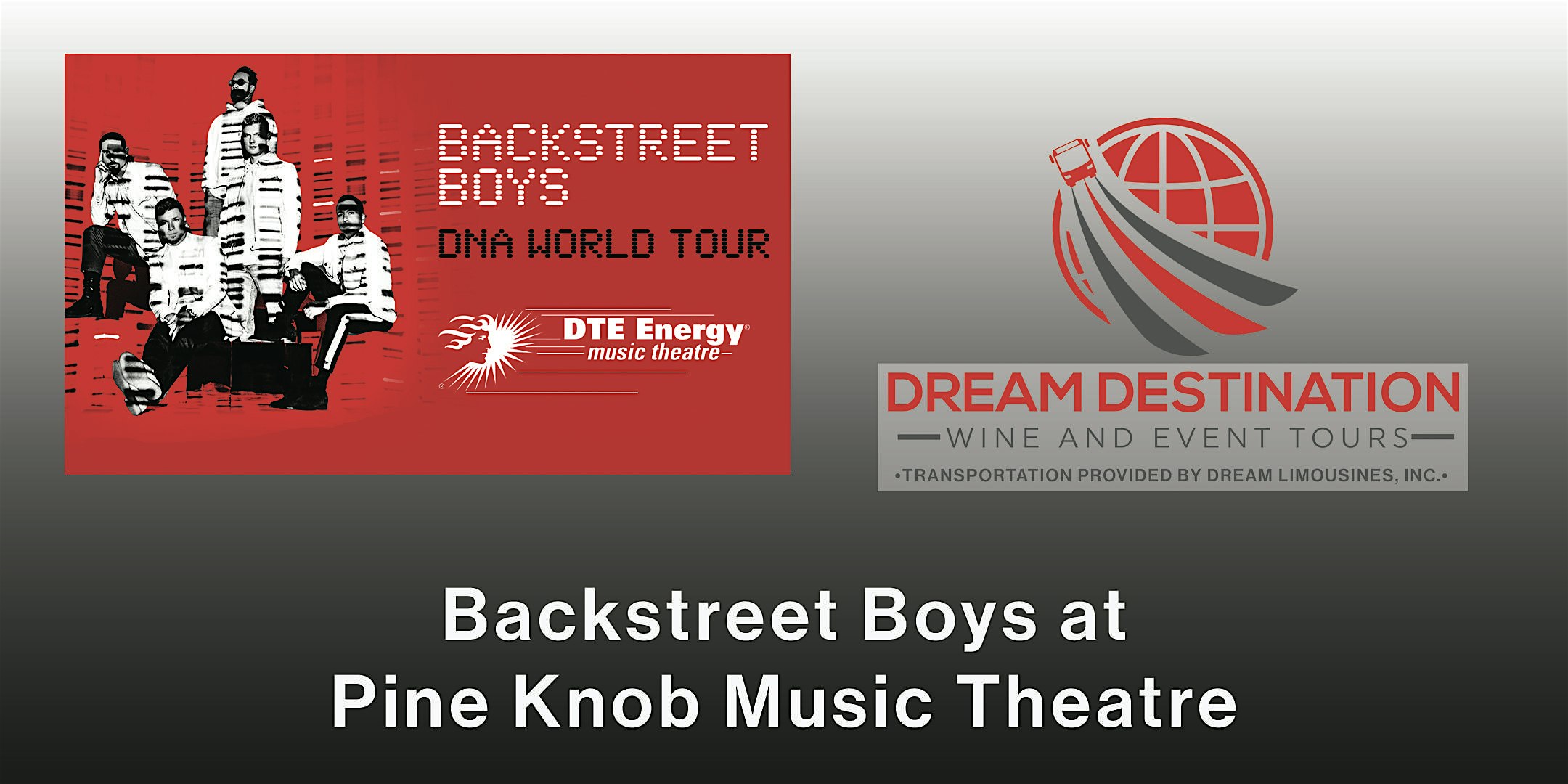 Shuttle Bus to See Backstreet Boys at Pine Knob Music Theatre