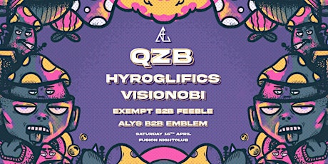 rave.era Presents: QZB, Hyroglifics & Visionobi + Support primary image