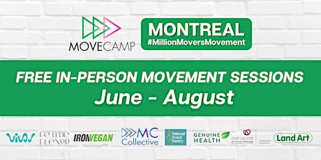 MoveCamp Movement Summer Sessions Montreal - West Mount Park tickets