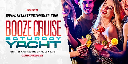 The Booze cruise Saturday Yacht (6PM) #GQevent #Group