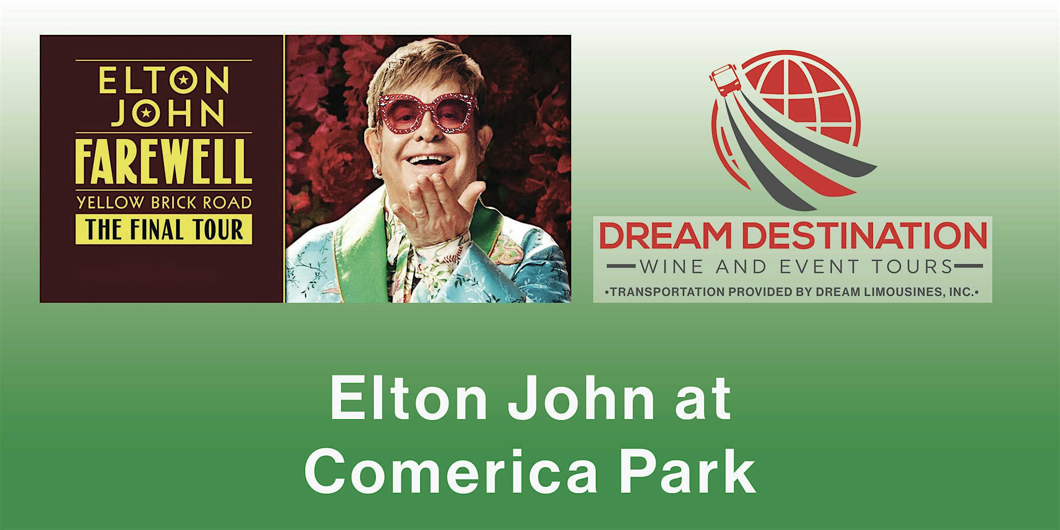 Shuttle Bus to See Elton John at Comerica Park