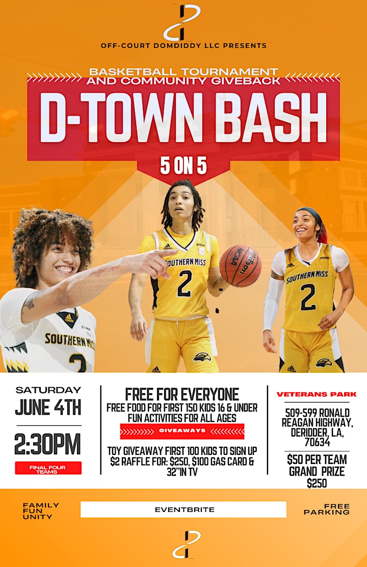 D-Town Bash 5on5 BasketBall Tournament image