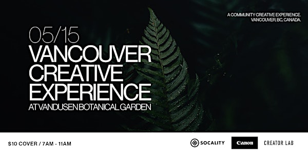 Vancouver Creative Experience at VanDusen Botanical Gardens
