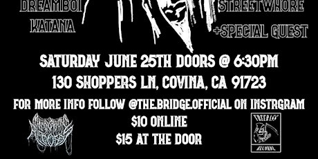 The Bridge First Live Concert June 25th @ 6:30PM at The B-Side Shop tickets