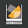 Logotipo da organização Rails Comedy