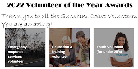 Volunteering Sunshine Coast Volunteer of the Year Awards and Dinner - 2022 tickets