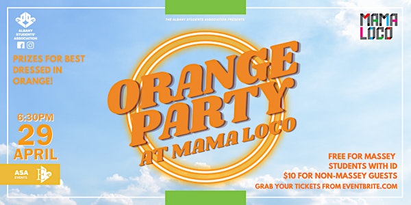 Orange Party at Mama Loco