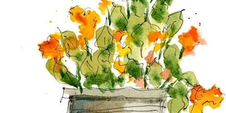 Online  Watercolors Painting Class for Adults and Teens tickets