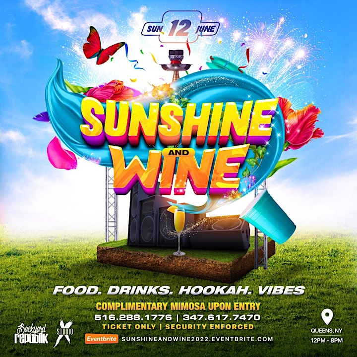"SUNSHINE AND WINE" The Ultimate Day Party image