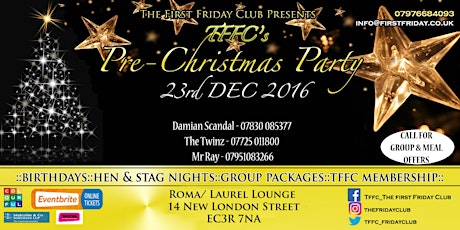 Friday's In The City PRE CHRISTMAS PARTY primary image