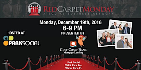 RedCarpetMonday Orlando Business Networking Event hosted at Park Social primary image