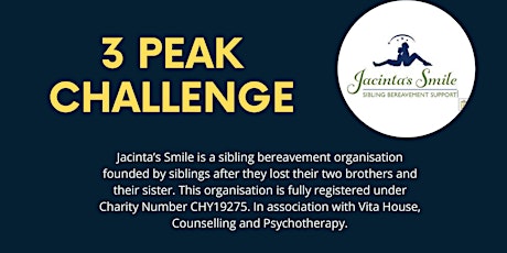 3 Peak Challenge, Fundraising Event in Aid of Jacinta's Smile .