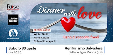 DINNER WITH LOVE ❤️ Cena di beneficienza primary image