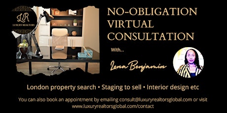 No obligation property appointments for search to buy, interior design etc