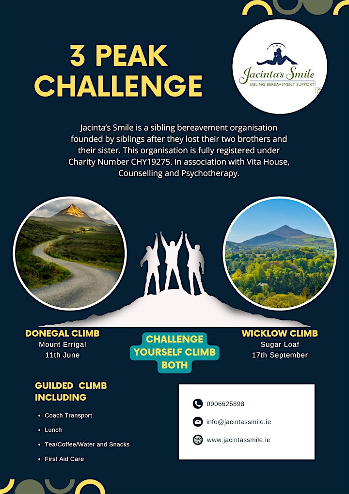 3 Peak Challenge, Fundraising Event in Aid of Jacinta's Smile . image