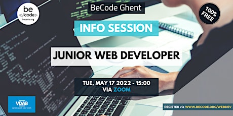 BeCode Ghent - Info session - Junior Web Developer tickets