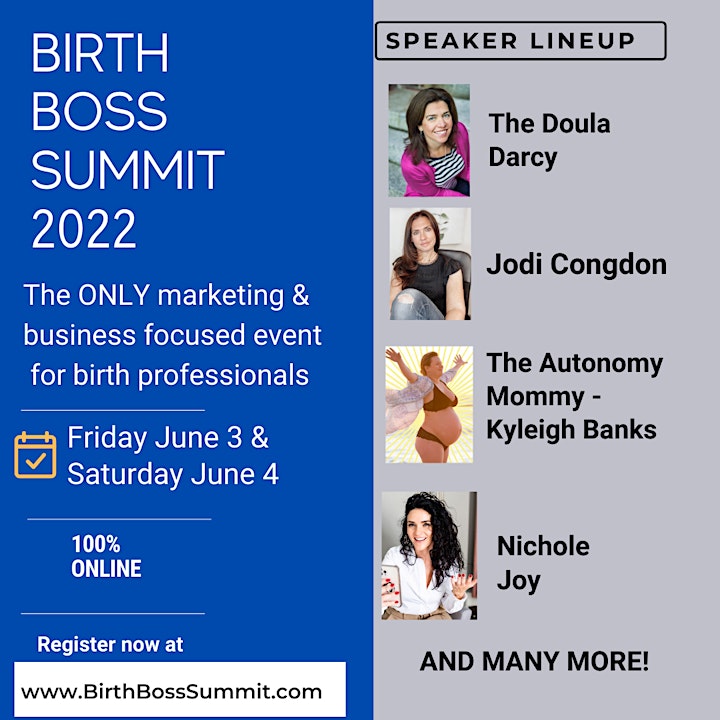 Birth Boss Summit - 2022 image