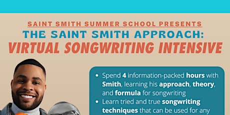 The Saint Smith Approach - Virtual Songwriting Intensive tickets