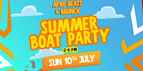 Afrobeats Summer Boat Party tickets