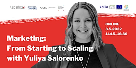 Marketing: From Starting to Scaling with Yuliya Salorenko primary image