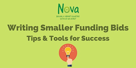 Writing Smaller Funding Bids - Tips and Tools for Success