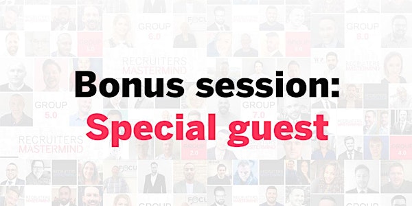 Special Guest Session Q&A /  9th June