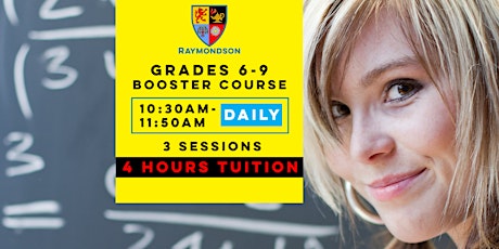 GCSE Maths Grades 6-9 Booster Sessions primary image