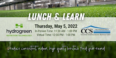 HydroGreen Lunch & Learn primary image