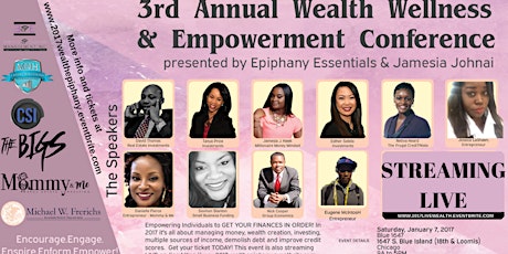 2017 - Live Stream Wealth Conference - Get Your Finances In Order! primary image