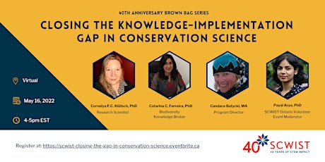 Closing the Knowledge-Implementation Gap in Conservation Science tickets