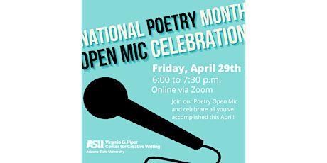 Imagen principal de National Poetry Month Open Mic Celebration