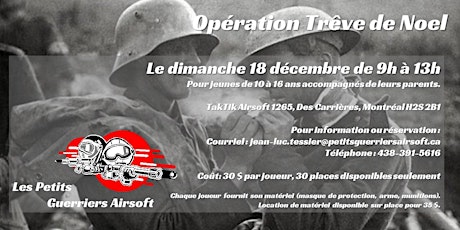 Airsoft: Opération Trêve de Noel  primary image