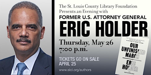 An Evening with Eric Holder