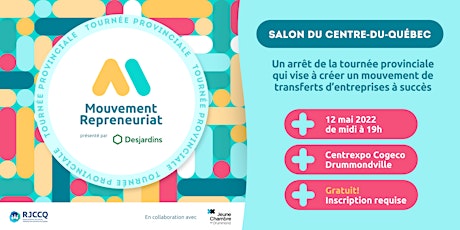 Mouvement Repreneuriat présenté par Desjardins | Salon de Montréal tickets