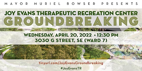 Joy Evans Therapeutic Recreation Center Groundbreaking