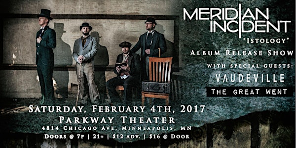 Meridian Incident, "Istology" Album Release and Live Production