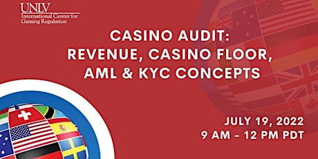 Casino Audit: Revenue, Casino Floor, AML & KYC Concepts tickets