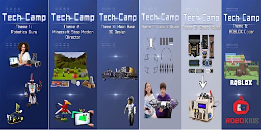 STEM Science and Technology Summer Camp, Lego,Robot, Drone,Roblox,Python