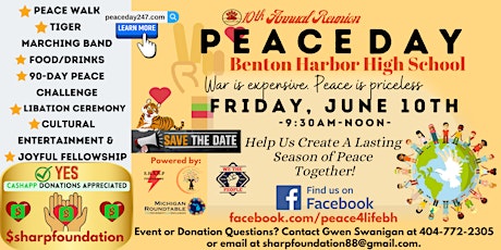 Peace Day  Reunion 2022 tickets