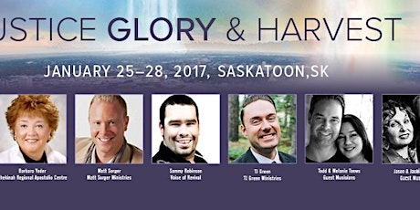 JUSTICE, GLORY & HARVEST CONFERENCE 2017 primary image
