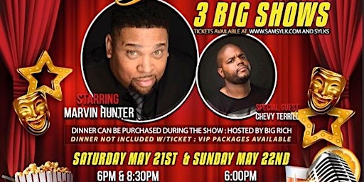 Comedy & Dinner with Marvin Hunter and Chevy Terrill