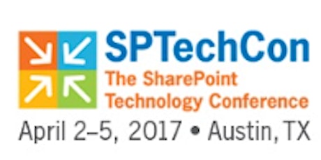 SALE: 4 Day SPTechCon SharePoint Technology Conference - Austin, TX April 2-5, 2017 primary image