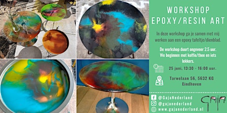 Workshop epoxy/resin art (middag)
