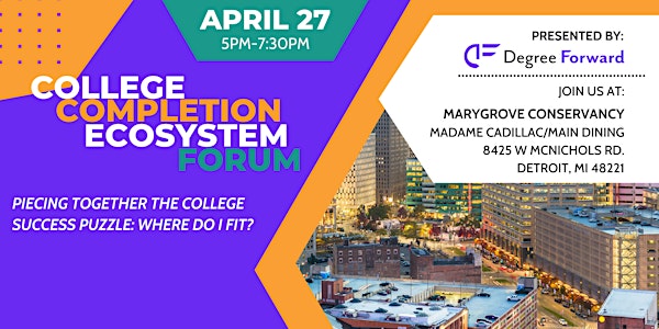 College Completion Ecosystem Forum