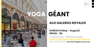 Yoga Géant - Galeries Royales Saint Hubert