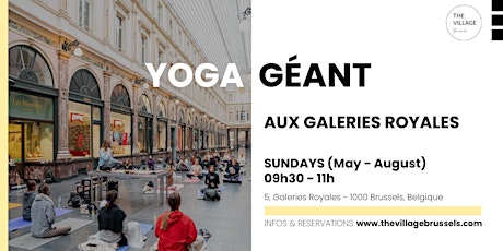 Yoga Géant - Galeries Royales Saint Hubert tickets